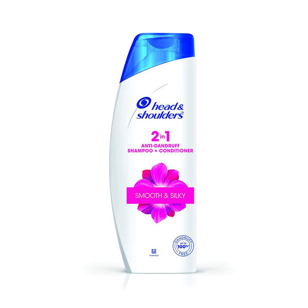 Picture of Head & Shoulders 2-in-1 Smooth and Silky Anti Dandruff Shampoo + Conditioner for Women & Men, 180 ml