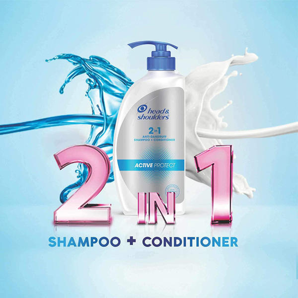 Picture of Head & Shoulders 2-in-1 Active Protect, Anti Dandruff Shampoo + Conditioner for Women & Men, 650ML
