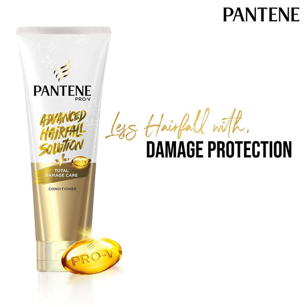 Picture of Pantene Advanced Hair fall Solution, Anti-Hair fall Total Damage Care Conditioner for Women, 180ML