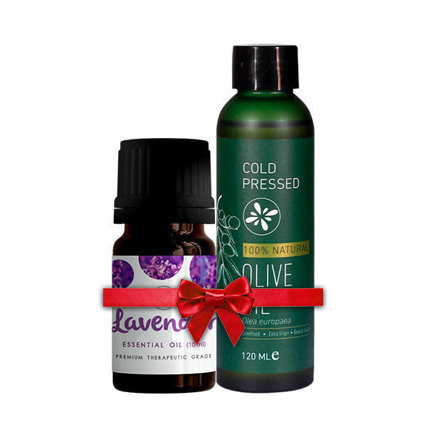Picture of Hair Growth treatment Combo-1 (Organic  Extra Virgin Olive Oil & Lavender essential oil)
