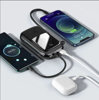 Picture of Baseus Power Bank 20000mAh Qpow Digital Display 20W Iphone Lightning Cable Black PPQD-H01