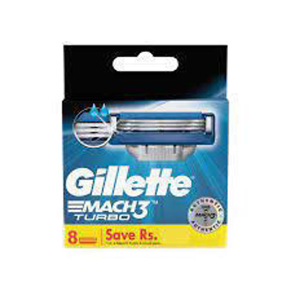 Picture of Gillette Mach3 Turbo Cartridge 8s