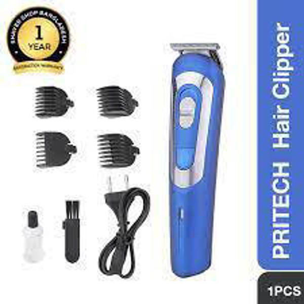 Picture of PRITECH PR-2322 3 Level Adjustment Cutter Head Hair Clipper USB Charging Rechargeable Hair Trimmer