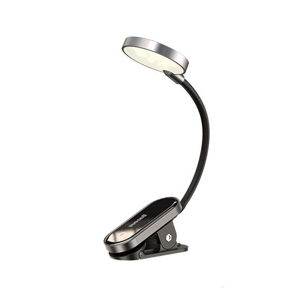 Picture of Baseus Comfort Mini Reading Lamp Clip, Portable & Rechargeable (DGRAD-0G)
