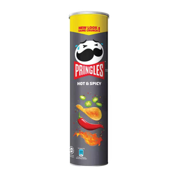 Picture of Pringles Hot & Spicy Potato Chips 134gm