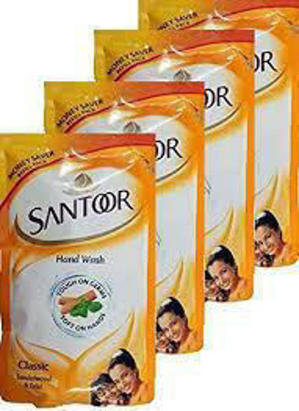 Picture of Santoor Handwash Classic (Refill) 180ml - Combo 10
