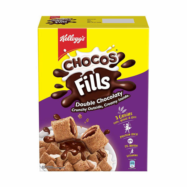 Picture of Kellogg's Chocos Fills Chocolate Breakfast Cereal 250gm