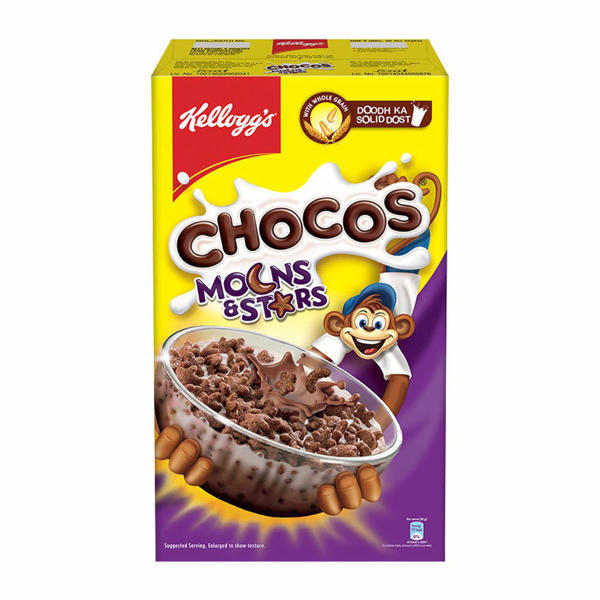 Picture of Kellogg's Chocos Moon & Stars Chocolate Breakfast Cereal 680gm