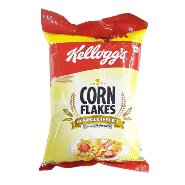 Picture of Kellogg's Corn Flakes Original Breakfast Cereal 250gm Pouch