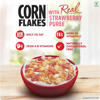 Picture of Kellogg's Corn Flakes with Real Strawberry Puree Breakfast Cereal 300gm