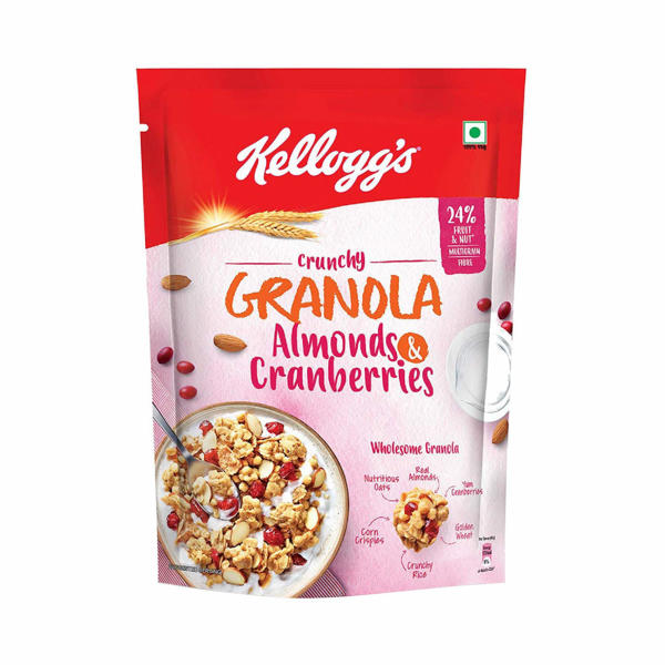Picture of Kellogg's Granola Almonds & Cranberries Breakfast Cereal 140gm