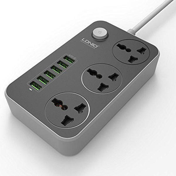 Picture of LDNIO 6 USB Ports and 3 Power Socket Extension - Multiplug (SC3604)