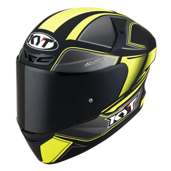 Picture of KYT TT Course Tourist Yellow Fluo Helmet