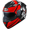 Picture of KYT Falcon FR Matt Black Red Helmet
