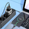 Picture of Hoco AC5 2USB+1Socket Universal Conversion Wall Charger