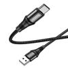 Picture of Hoco X50 Excellent Type-C Braided Charging Cable - Black