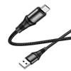 Picture of Hoco X50 Excellent Micro Braided Charging Cable - Black
