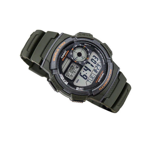 Picture of Casio AE-1000W-3AVDF World Time Multifunction Fiber Belt Watch