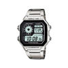 Picture of Casio Silver Stainless-Steel Multifunctional Men's Watch with Digital Dial AE-1200WHD-1AVDF
