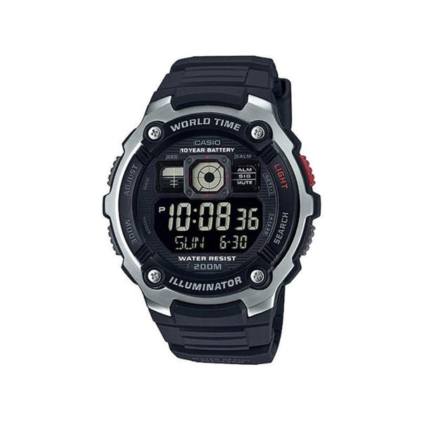 Picture of Casio AE-2000W-1BVDF World Time Multifunction Fiber Belt Watch
