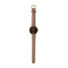 Picture of Casio Minimalistic Burgundy Dial Leather Belt Men’s Watch (MTP-VT01GL-5BUDF)