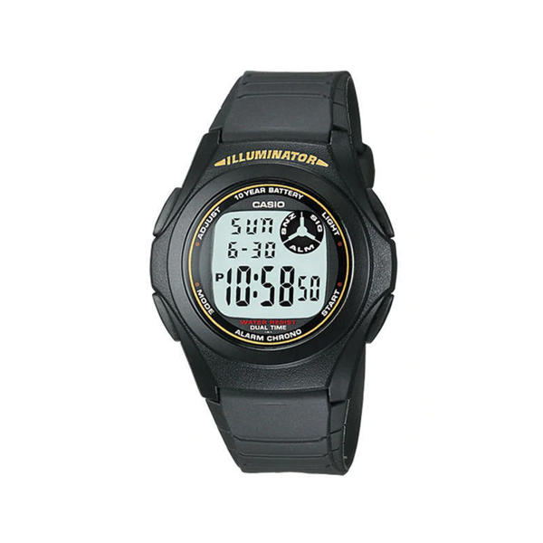 Picture of Casio Dual Time Fiber Belt Kids Watch F-200W-9ADF