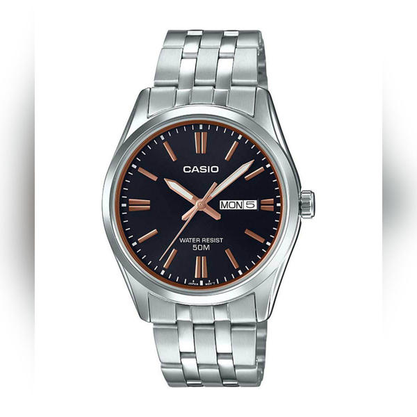 Picture of Casio MTP-1335D-1A2VDF Enticer Date Chain Black Dial Men’s Watch