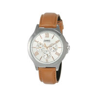 Picture of Casio Enticer Multifunction Brown Belt Watch MTP-V300L-7A2UDF