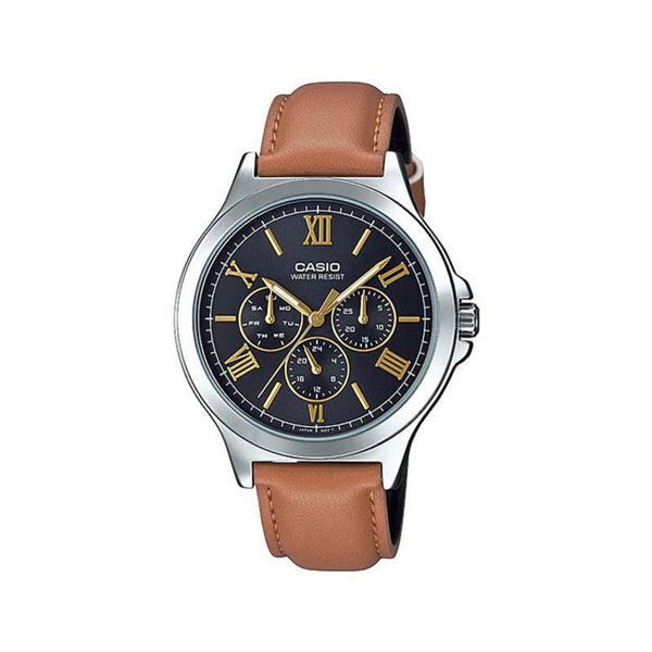 Picture of Casio MTP-V300L-1A3UDF Brown Leather Strap Men’s Watch