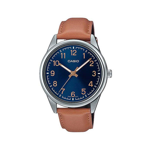 Picture of Casio Analog Brown Belt Blue Dial Men’s Watch (MTP-V005L-2B4UDF)