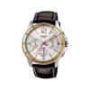 Picture of Casio MTP-1374L-7AVDF Enticer Multifunction Brown Leather Belt Men's Watch