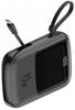 Picture of Baseus Q pow Digital Display 3A Power Bank 10000mAh (With IP Cable)Black