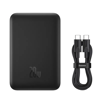 Picture of Baseus Magnetic Mini Wireless Fast Charge Power Bank 10000mAh 20W Black   （With Xiaobai Series fast charging Cable Type-C to Type-C 60W(20V/3A) 50cm Black)