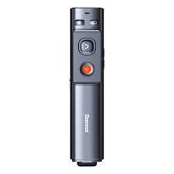 Picture of Baseus Orange Dot Wireless Presenter (Green Laser)(Charging) Grey