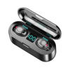 Picture of F9 TWS Wireless Bluetooth Earphone Touch & Digital LED Display With 2000mAh Power Bank Headset With Microphone