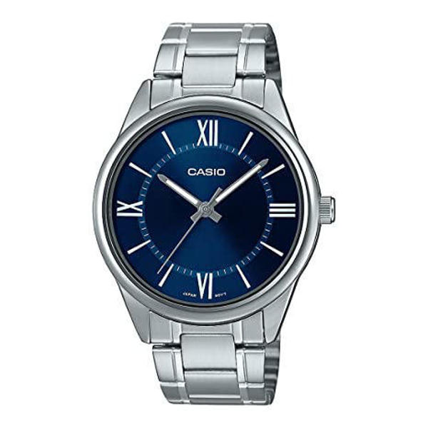 Picture of Casio Stainless Steel Blue Analog Watch MTP-V005D-2B5UDF