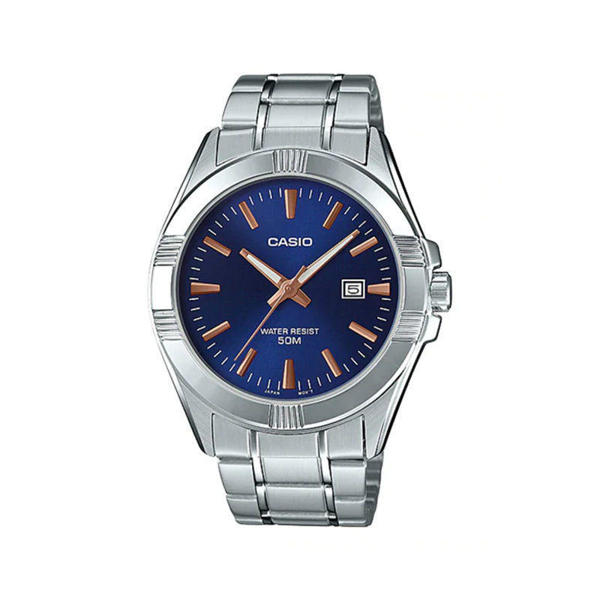 Picture of Casio Enticer Date Chain Blue Dial Watch MTP-1308D-2AVDF