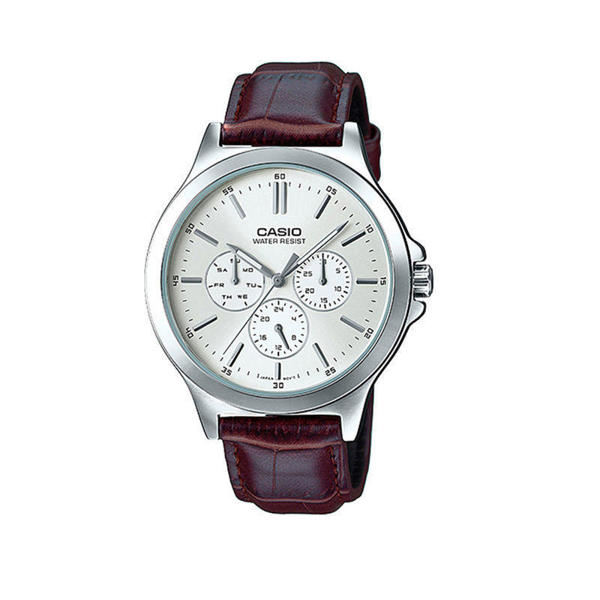 Picture of Casio Enticer Multifunction Silver Belt Watch MTP-V300L-7AUDF