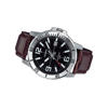 Picture of Casio Enticer MTP-VD01L-1BVUDF Brown Leather Belt Men's Watch