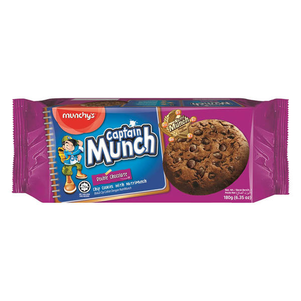 Picture of Munchy's Captain Munch Double Chocolate Biscuit 180g