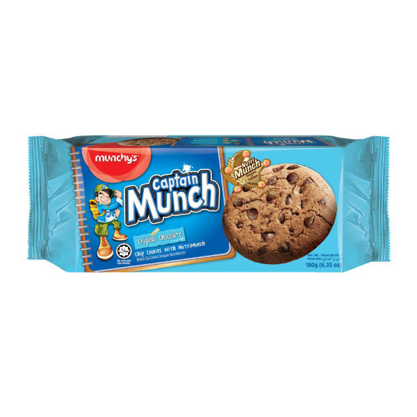 Picture of Munchy's Captain Munch Original Chocolate Biscuit 180g