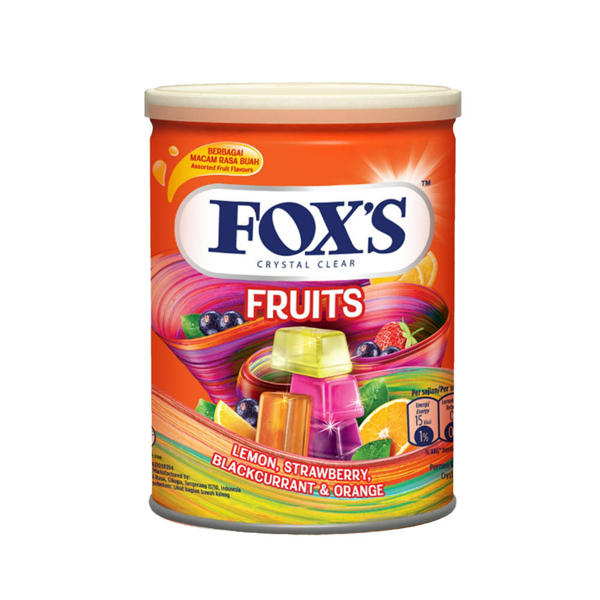 Picture of Fox's Crystal Clear Fruits Candy 180gm Can