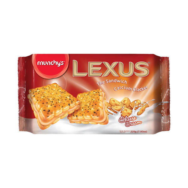 Picture of Munchy's Lexus Sandwich Cheese Cream Biscuit 225g