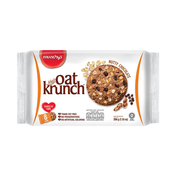Picture of Munchy's Oat Krunch Dark Chocolate Biscuit 208g