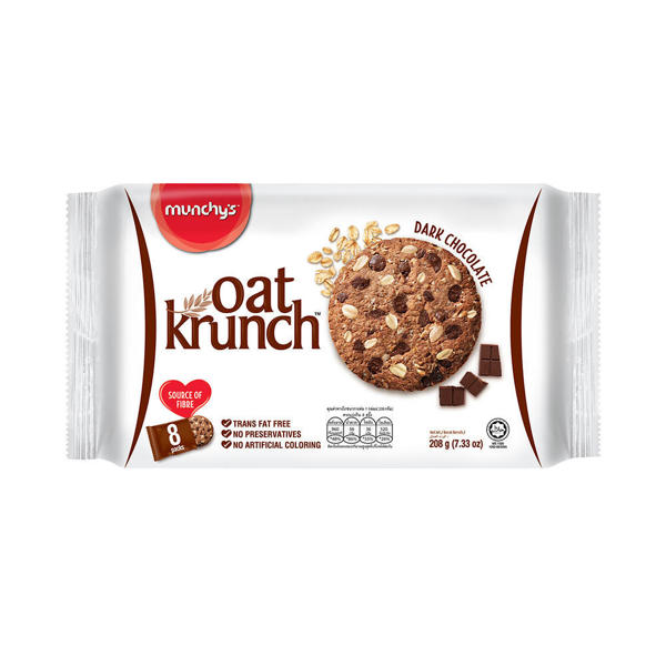 Picture of Munchy's Oat Krunch Nutty Chocolate Biscuit 208g