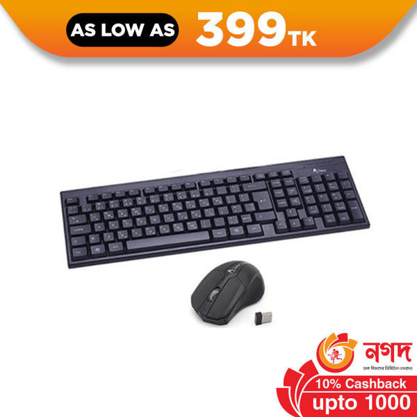Picture of A.Tech Wireless Keyboard & Mouse Combo (RFCOMBO03)