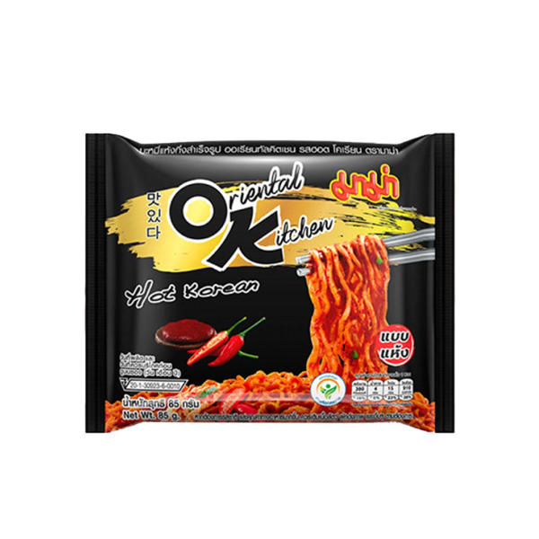 Picture of Mama Instant Noodles Oriental Kitchen Hot Korean Flavour 85gm