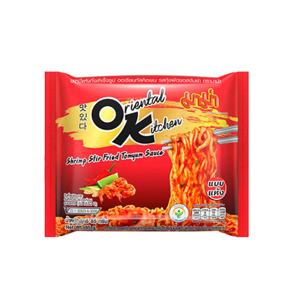Picture of Mama Instant Noodles Oriental Kitchen Shrimp STIR Fried Tom Yum Sauce Flavour 85gm