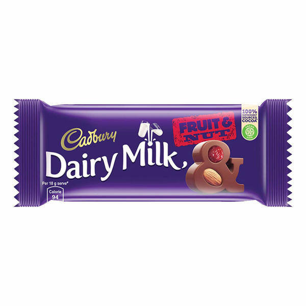 Picture of Cadbury Dairy Milk Fruit & Nut Chocolate Bar 36gm