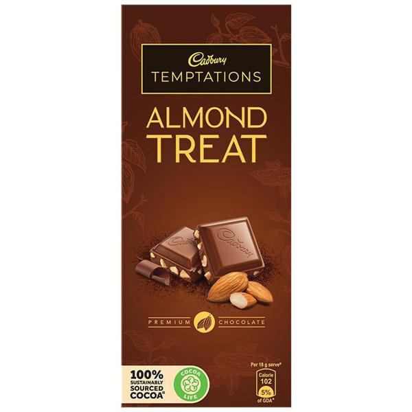 Picture of Cadbury Temptations Chocolate Almond Treat 72gm